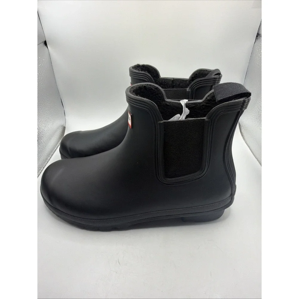 HUNTER‎ WOMENS CHELSEA BOOT, HUNTER WOMEN. Size US 10 Black.